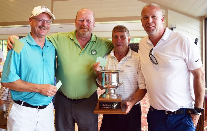 This yearís winners of the Catskill Cup Golf Tournament were, from left, Dean Price, Chris Johnson, Gene Price and P.J. Yudts. [Photo provided]