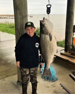 Drew Michael Dubuc of Metairie, La., 2019 Fish of the Year award winner in the Rod & Reel Division.
