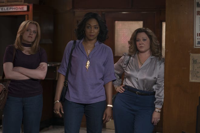 Elisabeth Moss, Tiffany Haddish and Melissa McCarthy in a scene from "The Kitchen." (Alison Cohen Rosa/Warner Bros. Pictures)