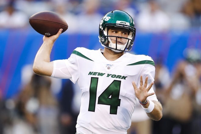 Sam Darnold's development, and his rapport with new coach Adam Gase, is priority No. 1 for the Jets. [THE ASSOCIATED PRESS]
