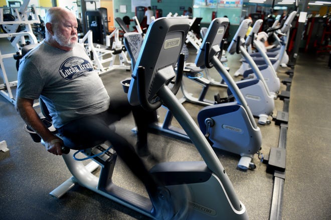 Jerry Wheeler has to exercise regularly to help control his diabetes. [MICHAEL HOLAHAN/THE AUGUSTA CHRONICLE]