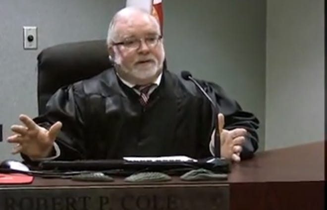 Judge Robert Cole, in a screenshot from a tribute video posted on the 6th Judicial Circuit website.