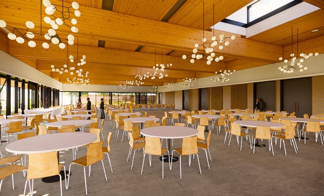 Setting for banquets and special-events dining proposed for Bonnet Springs Park. [PROVIDED RENDERING]