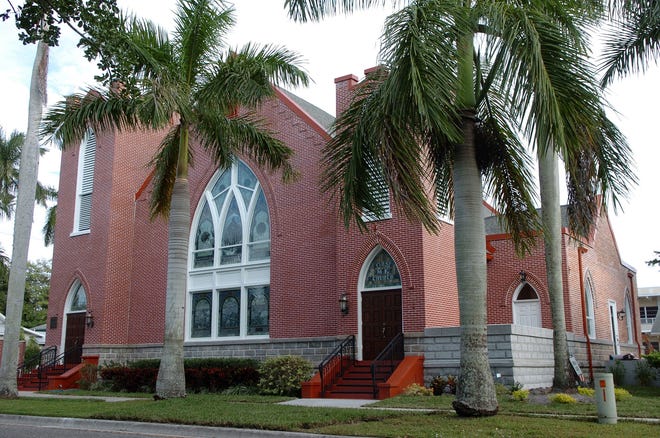 Punta Gorda's First United Methodist Church is one of the oldest continuously used sanctuaries in the region. [Herald-Tribune staff file photo / Harold Bubil; 2013]
