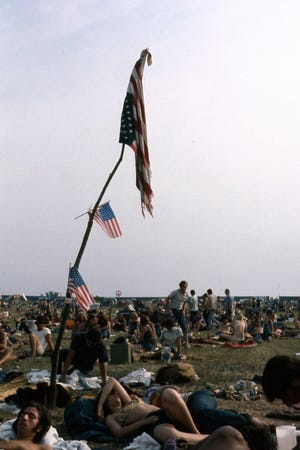 Scenes from the Goose Lake International Music Festival from Aug. 6-8, 1970. [TNS file]