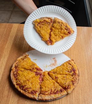 C&M Pizza in Sterling began a trial run of vegan cheese pizzas at the end of July, exclusivley at their Sterling shop. [Photo/Anissa Gardizy]