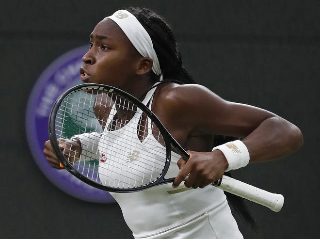 Coco Gauff received a wild-card entry Tuesday for the U.S. Open's main draw. It will be Gauff's second Grand Slam tournament. [AP PHOTO/ALASTAIR GRANT, FILE]