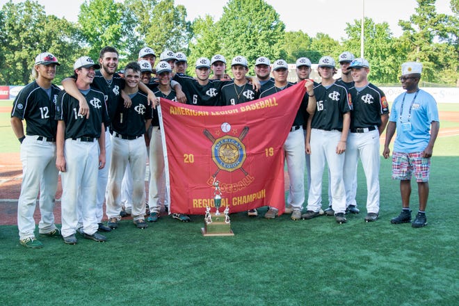 Randolph County Post 45 captured its third straight regional championship to reach the World Series. [SCOTT PELKEY/SPECIAL TO THE COURIER-TRIBUNE]