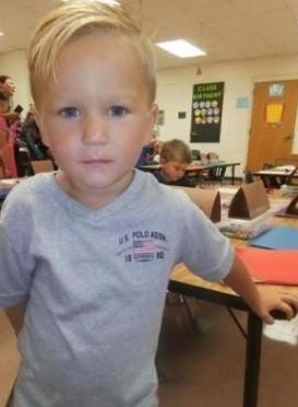 Finley Sheffield, age 4, was killed in a car accident Wednesday afternoon. [ TOWN OF WAUSAU RECREATION via Facebook ]