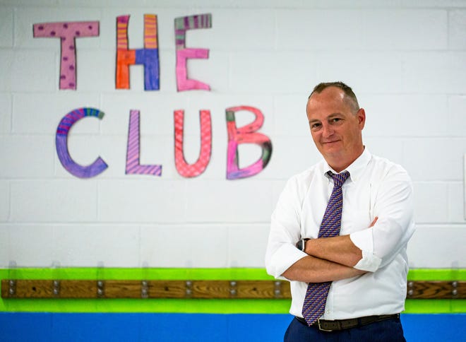 William Legge, the executive director of Boys & Girls Clubs of Central Illinois, was hired by the club in 2012 and has helped to turn around the not-for-profit organization financially, strengthen its programs, and improve its building. Legge will be resigning from his position in January 2020. [Justin L. Fowler/The State Journal-Register]