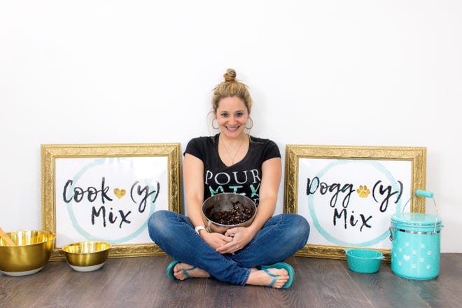 Effort resident Whitney Vanicky is launching her own signature baked good mixes, Cook(y) Mix and Dogg(y) Mix, this Wednesday, August 21. [MARTA LYNN HARRIS PHOTO]