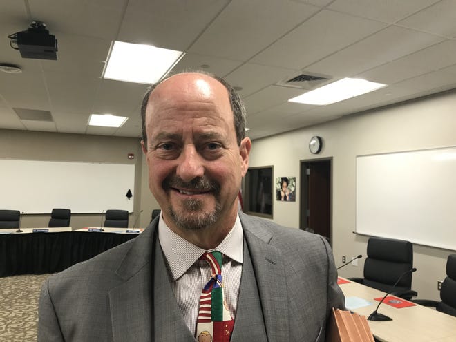 Centennial School District Superintendent David Baugh has a new five-year contract that kicks in July 1, 2020.

[CHRIS ENGLISH/STAFF PHOTOJOURNALIST]