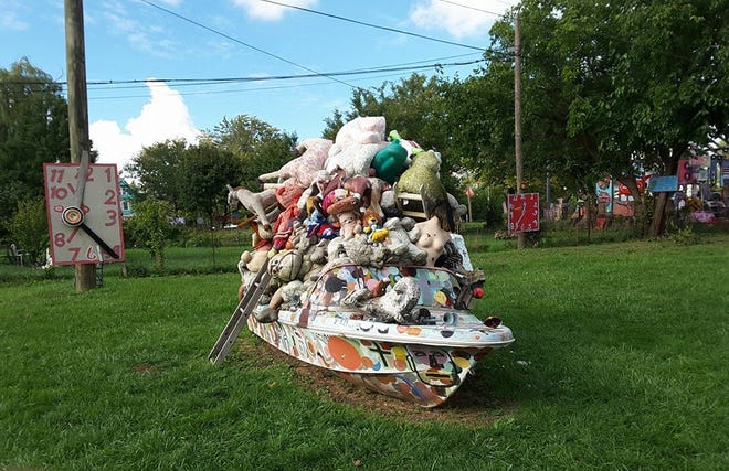 Part of The Heidelberg Project in Detroit