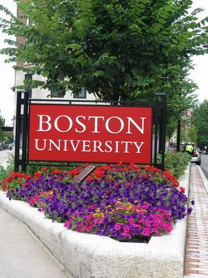 Myles Standish Plaza at the gateway to Kenmore Square was built by Boston University in 2018.