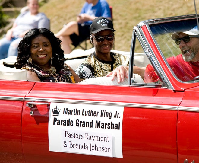 Pastors Raymont and Brenda Johnson served as parade marshals Saturday, Aug. 24, 2019, during the 24th annual Dr. Martin Luther King Jr. Parade.