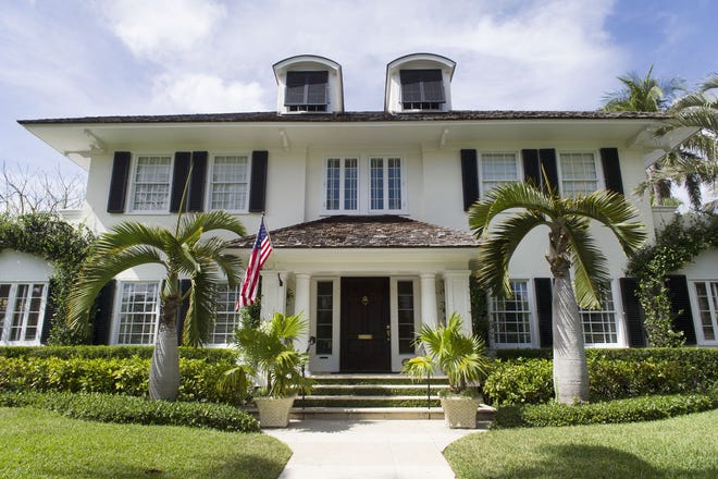 The Town Council rejected landmark designation for the two-story home at 145 Seaspray Ave., even after the landmarks board recommended it. [Meghan McCarthy/palmbeachdailynews.com]
