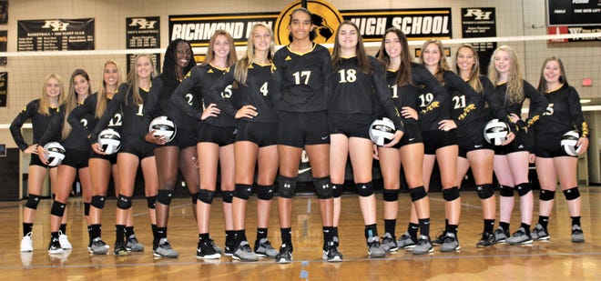 Richmond Hill varsity volleyball team. [Contributed photo]