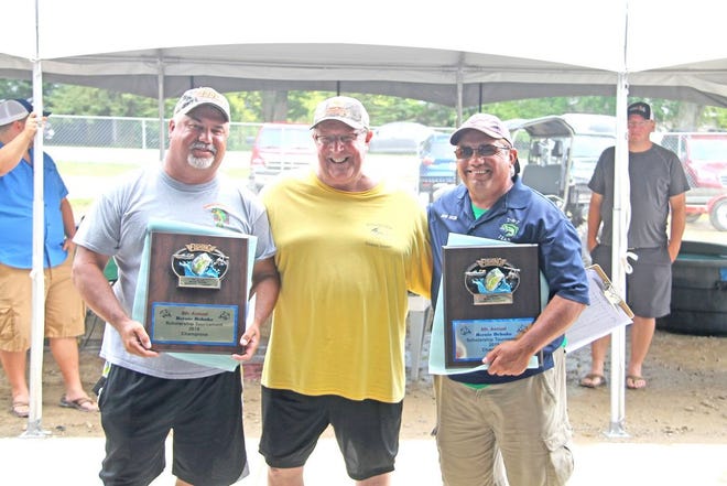 The team of Doug and Terry Tucker took top honors at the 2019 Bernie Behnke Bass Fishing tournament.