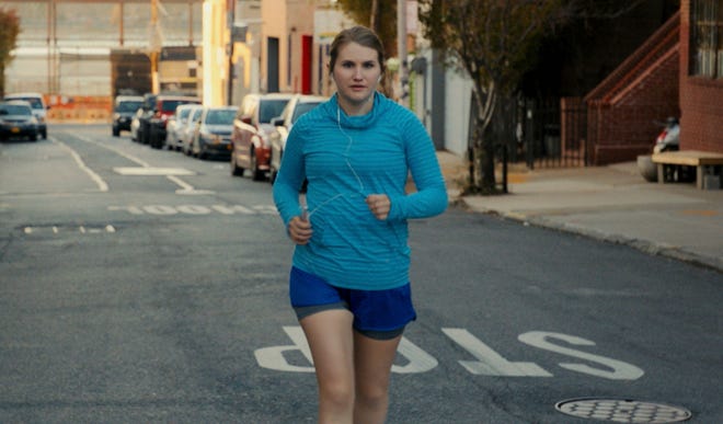 Jillian Bell plays Brittany in the film "Brittany Runs a Marathon." [Amazon Studios]