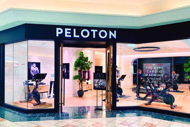 The new Peloton showroom at the Gardens Mall, is the second one to open in Palm Beach County, following the one at the Boca Town Center. [Courtesy of The Gardens Mall]