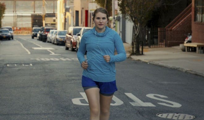 Jillian Bell shines as Brittany in "Brittany Runs a Marathon," directed by Paul Downs Colaizzo. [Amazon Studios via AP]
