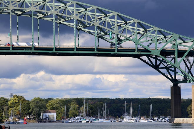Maine Department of Transportation officials announced lane closures will begin for the next phase of the rehabilitation of the Piscataqua River Bridge Tuesday, Sept. 9, following the busy Labor Day weekend.
[Rich Beauchesne/Seacoastonline, file]