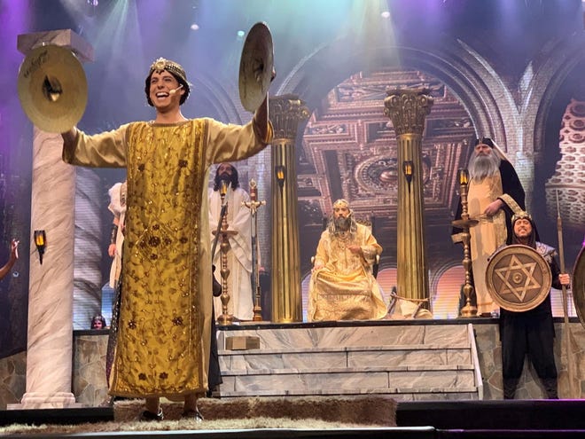 Performers in "David: King of Jerusalem," a stage show that debuted this summer at Holy Land Experience. "David: King of Jerusalem," will be on stage at Holy Land Experience into November. (Dewayne Bevil/Orlando Sentinel/TNS)