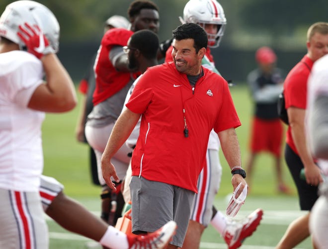 First-year Ohio State coach Ryan Day has drummed into his players to be tough, not just physically, but mentally and emotionally as well. [Paul Vernon/The Associated Press]