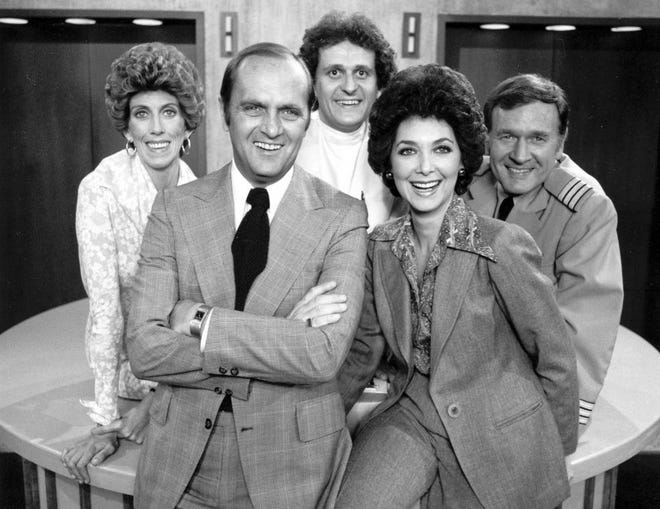 The cast of the "Bob Newhart Show," which aired 142 half-hour episodes over six seasons, from 1972 to 1978. [CBS-TV]
