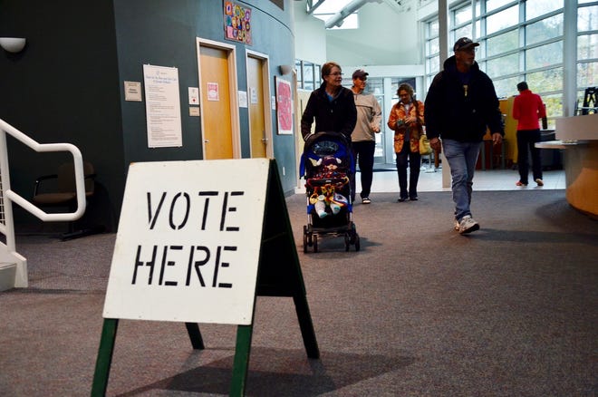 Voters take to the Boys and Girls Club precinct location in Holland during the Nov. 2014 election. (Sentinel File)