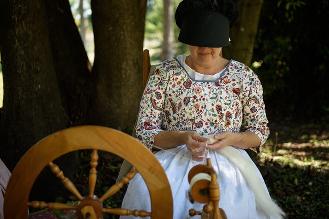 The Festival of Yesteryear recreates colonial crafts and traditions. [ANDREW CRAFT/THE FAYETTEVILLE OBSERVER]