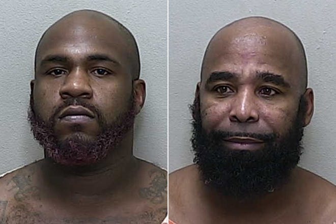Travis Antwan Yates, left, and Marco Glover. [Marion County Jail]