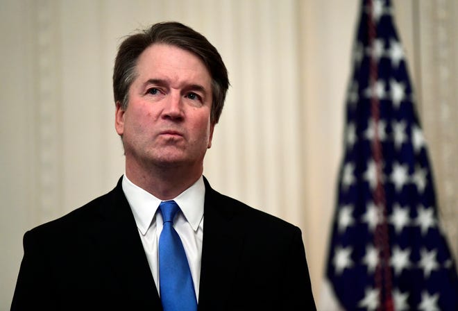At least two Democratic presidential candidates are calling for the impeachment of Supreme Court Justice Brett Kavanaugh in the face of a new, uninvestigated, allegation of sexual impropriety when he was in college. [Susan Walsh/The Associated Press]