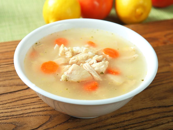 Broth-based soups are easy to sip and digest and are soothing for sore throats. Include simple proteins such as digestible tofu, shredded chicken, or seafood to keep up your strength. [ISTOCK]