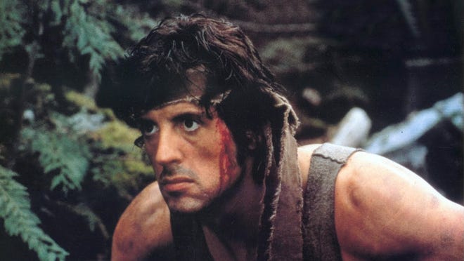 Sylvester Stallone is shown as John Rambo in 1982's "First Blood." The final sequel, "Rambo: Last Blood," is set for release Sept. 19. [CONTRIBUTED PHOTO]