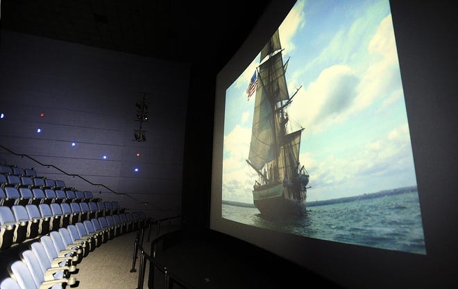 The Big Green Screen theater at the Tom Ridge Environmental Center is shown in this file photo. [ERIE TIMES-NEWS]