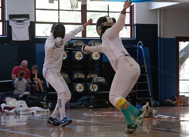 The Cape Fear Fencing Association held its season opener on Saturday. [PHOTO COURTESY WALKER GOLDER]