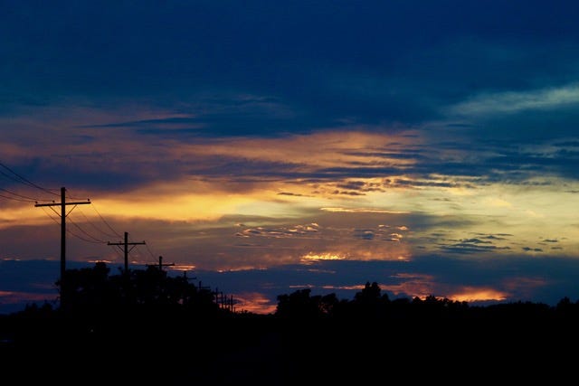 A Kansas sunset. [Courtesy Margaret Dwyer]