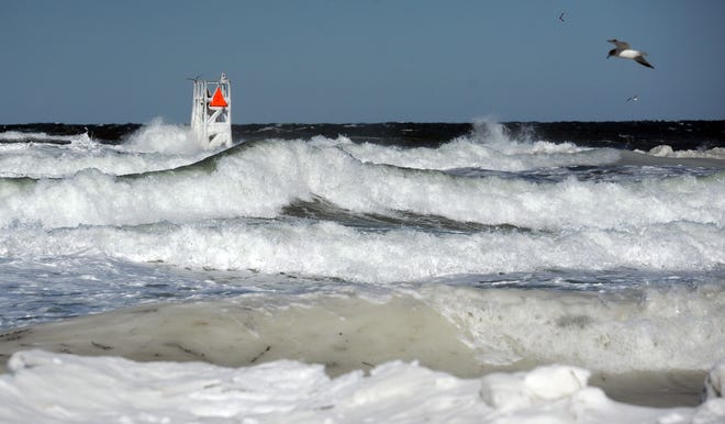 Rough surf rolls into Harborview Beach in this January file photo. 



[Merrily Cassidy/Cape Cod Times file]