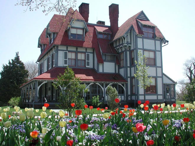 Grand Victorian houses such as the Emlen Physick Estate, now a museum with a preserved interior from the era, are tourist stops in Cape May. [MID-ATLANTIC CENTER FOR THE ARTS & HUMANITIES/CONTRIBUTED PHOTO]