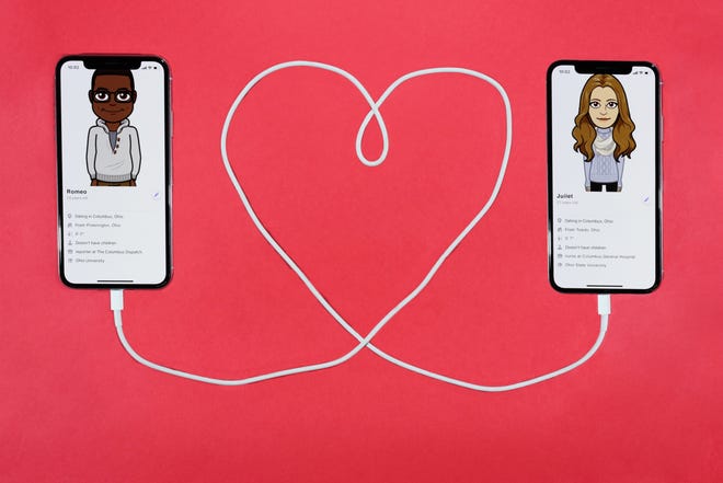 Facebook Dating launched in the United States on Sept. 5, joining the ranks of Tinder, Bumble and Hinge, among others. (Joshua A. Bickel/Dispatch)