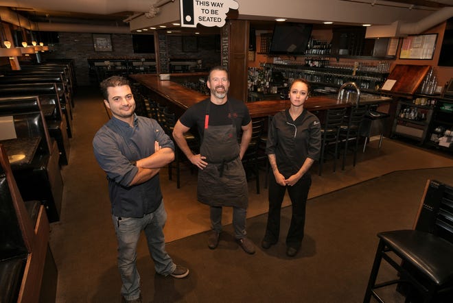 Chopped competitors include chefs Rick Araujo, Bill Bourbeau and Lauren Flores. Chef Chris Bairos will also compete in the fundraiser for Jeremiah's Inn. [T&G Staff/Christine Peterson]