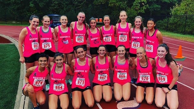 Members of the 2019 Norton Lancers girls cross country team.

[Submitted photo]