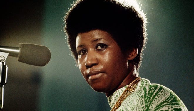 Aretha Franklin appears in "Amazing Grace." [Promotional Image]