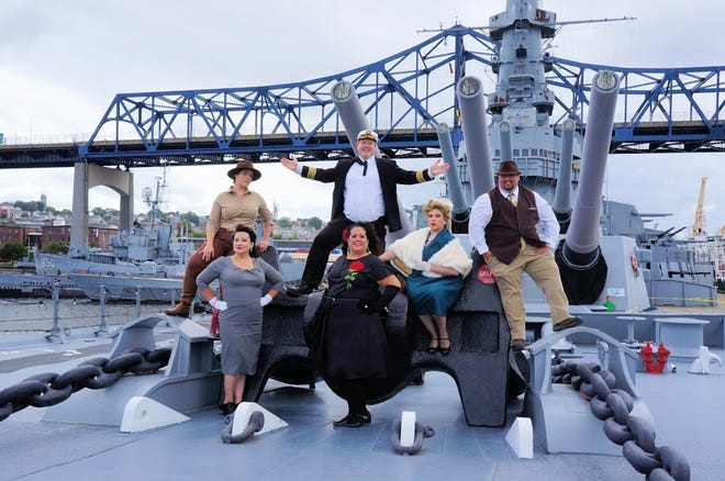 The cast of Eldritch Mystery & Madness, coming to Battleship Massachusetts on Oct. 11. [Courtesy photo]