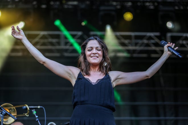 Natalia Lafourcade performs at weekend two of the Austin City Limits Festival on Saturday, October 5, 2019.  [BRONTE WITTPENN/AMERICAN-STATESMAN]