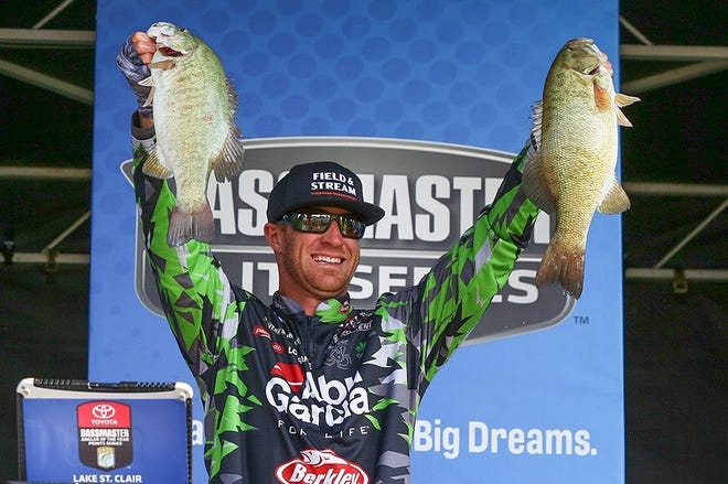 PHOTO SUBMITTED BY HUNTER SHRYOCK

Hunter Shryock clinched a spot in next year's Bassmaster Classic with a strong showing at Lake St. Clair.