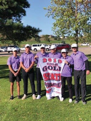The 2019-20 edition of Waukee boys golf capturing another state qualification at Whispering Creek Golf Course in Sioux City Tuesday, Oct. 8. PHOTO COURTESY OF WAUKEE ATHLETICS