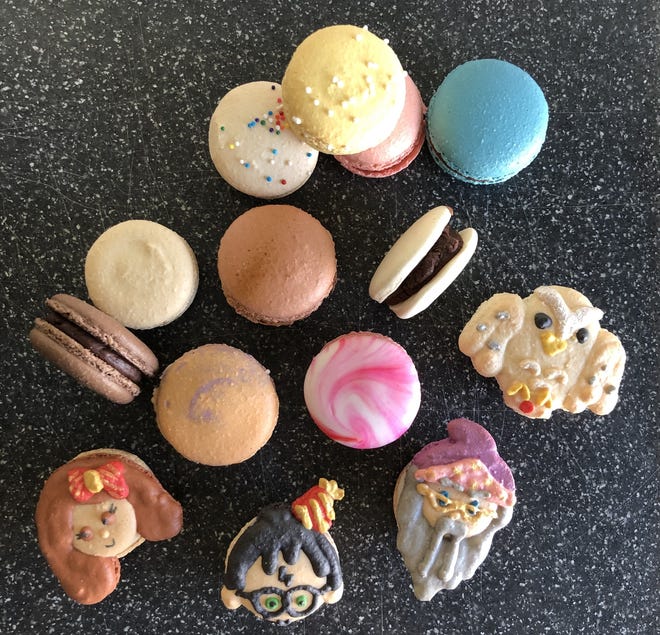 Chelsea Rose's Harry Potter-themed macarons.