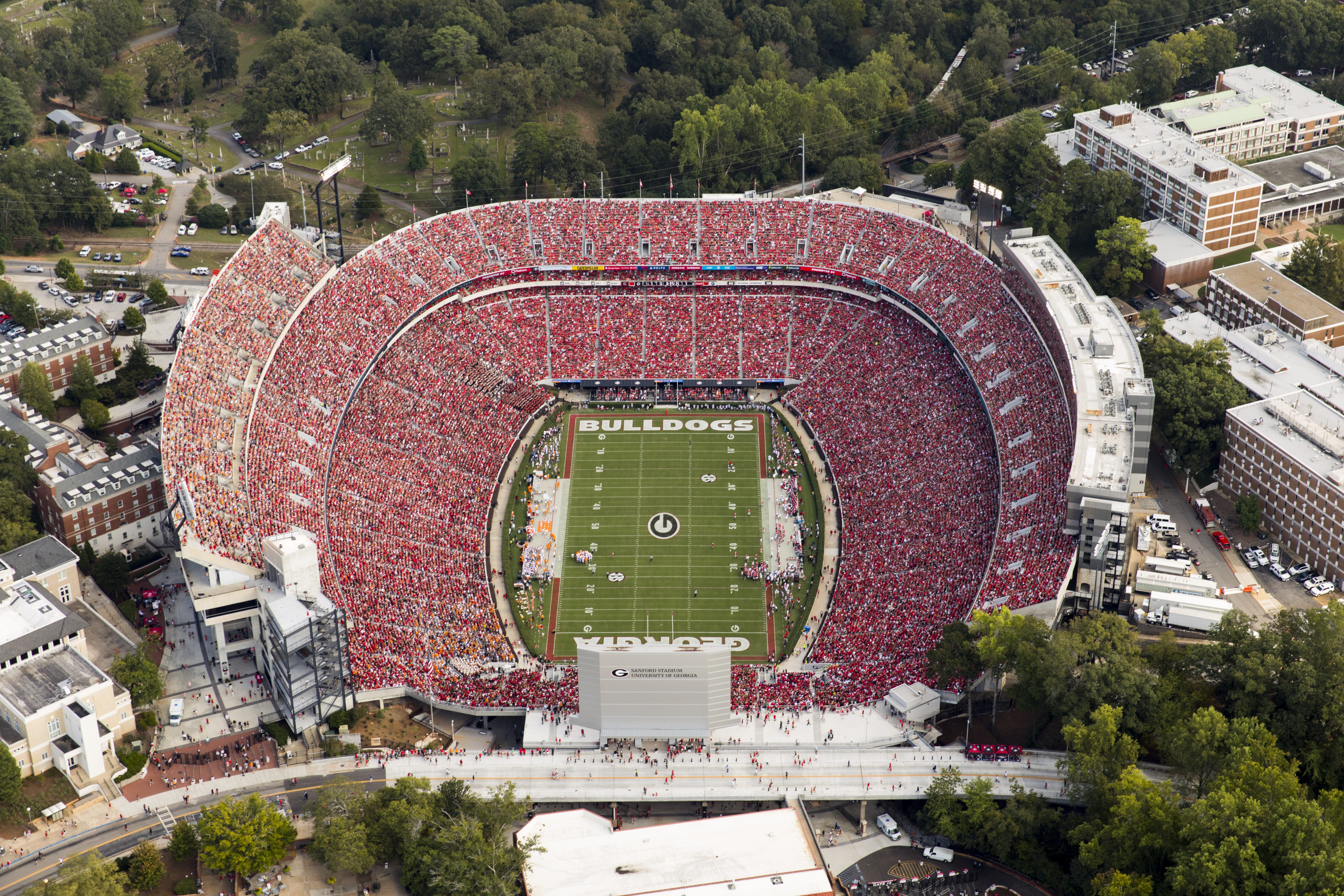Sanford Stadium's seen a lot of history over 90 years